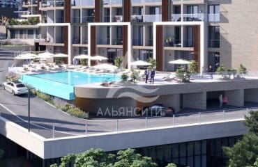 Апарт-комплекс «DARSAN RESIDENCE» Ялта 3-к апартаменты, 80.89 м²