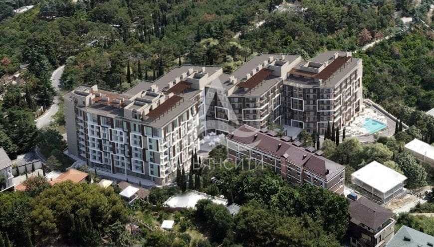Апарт-комплекс «DARSAN RESIDENCE» Ялта 3-к апартаменты, 80.89 м²